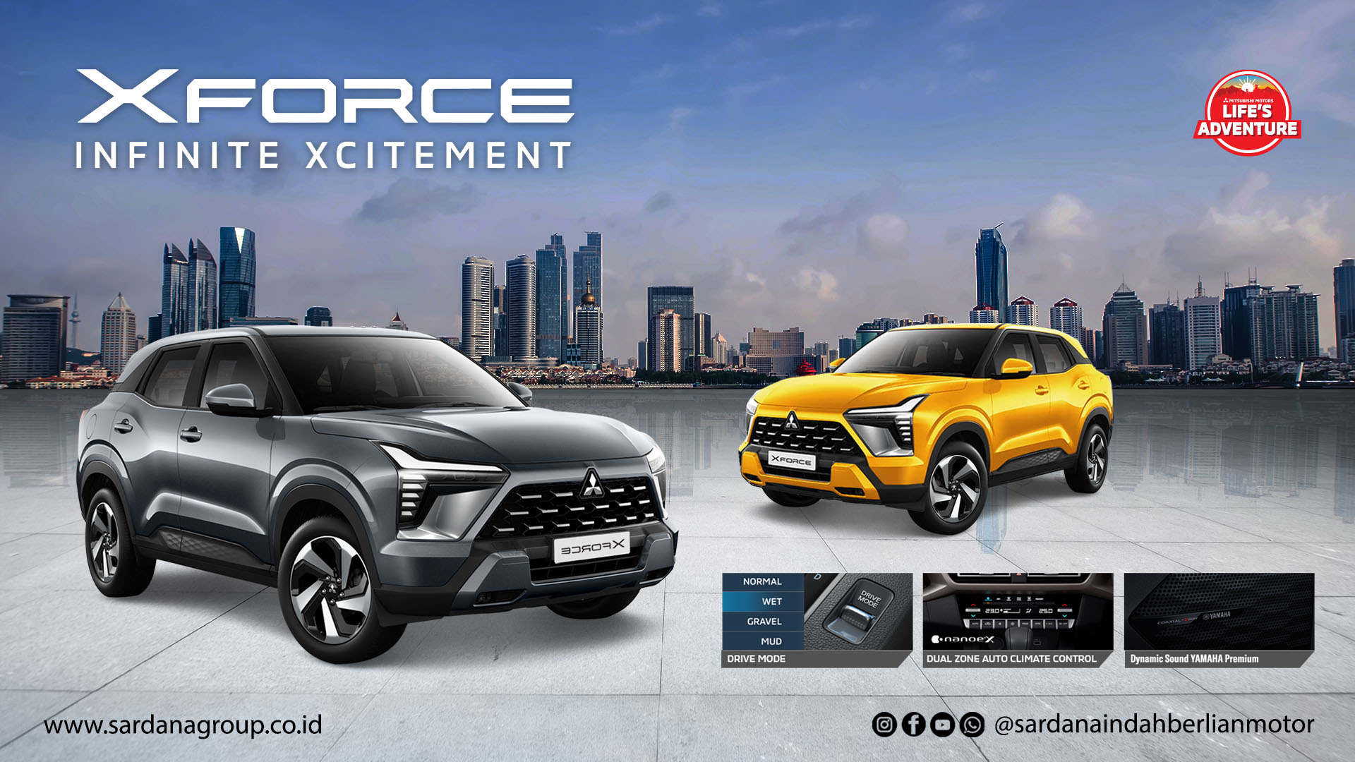 Promo, Simulasi Kredit dan Harga Mitsubishi Xforce Kota Medan Februari 2024